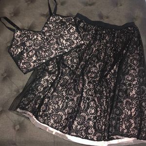 Express Two piece skirt and top